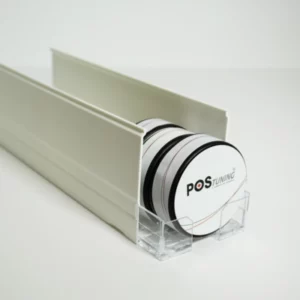 Middle or lower POS-T Pushfeed Channel for upright oral tobacco cans