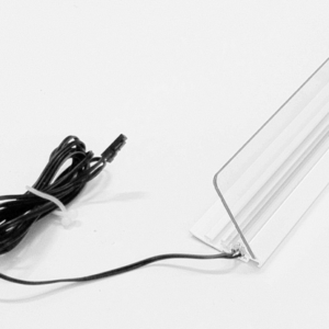 Brand Illumination Rail E003 with FlexLED, self-adhesive, silver gray