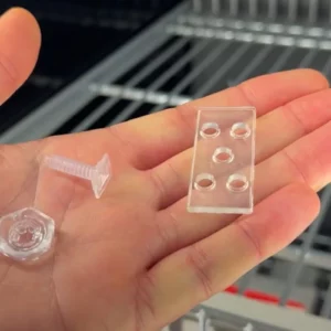 Befestigungselemente aus Kunststoff für Adapter-T Profile A049 und A051 - transparent
